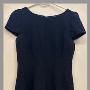 Elie Tahari Classic Wool Lined Black Dress Size 6